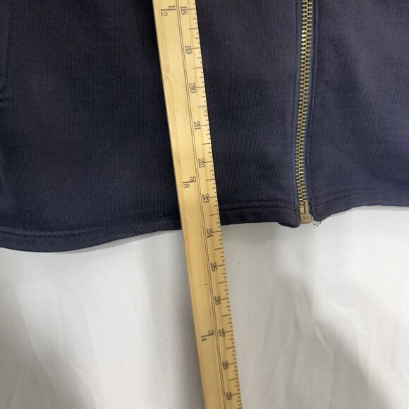 VTG Converse One Star Mens Jacket Navy Blue Full Zip Size Small Made In USA - Picture 12 of 16